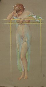 Study for Blessed Damozel, 1920.  James Scripps Booth