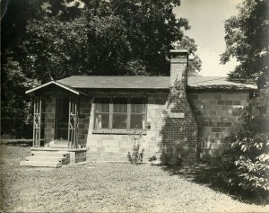 Biggar and Hooker’s home on Magnolia Avenue, Fairhope, AL. The studio was called “Metalcraft Studio.” Photo courtesy Margaret Elleanor Biggar Scrapbook, Cranbrook Archives.