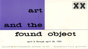 Exhibition card, 1959