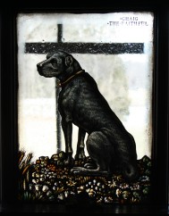 "Craig the Faithful" stained glass panel (CEC 137)