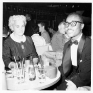 Carolyn Farr Booth and Don Shirley, Baker’s Key Board Lounge, June 1956.
